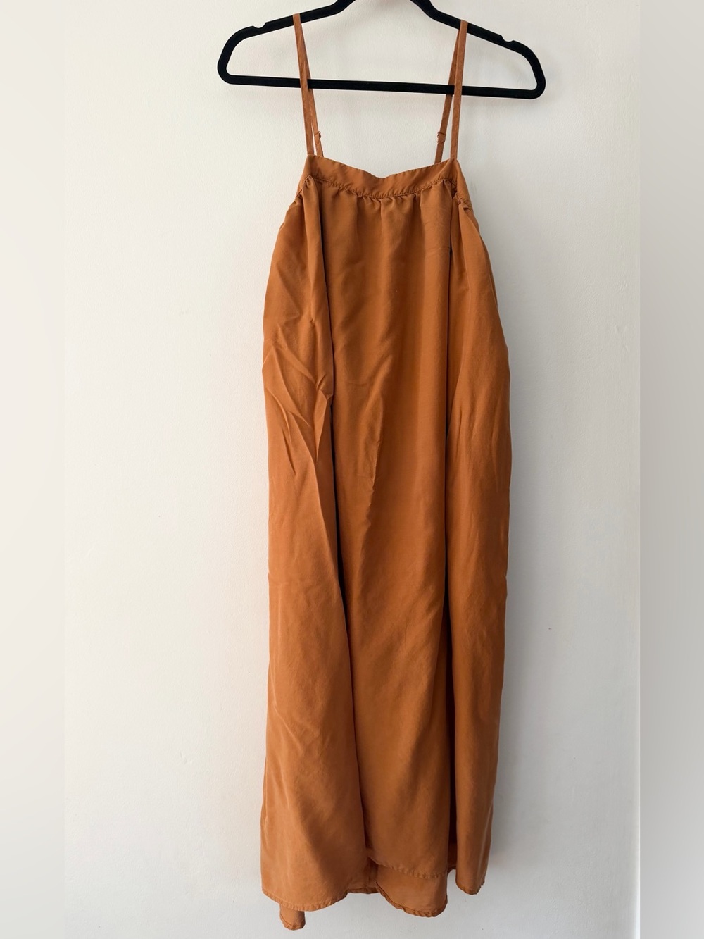 a new day Burnt Orange Spaghetti Strap Maxi